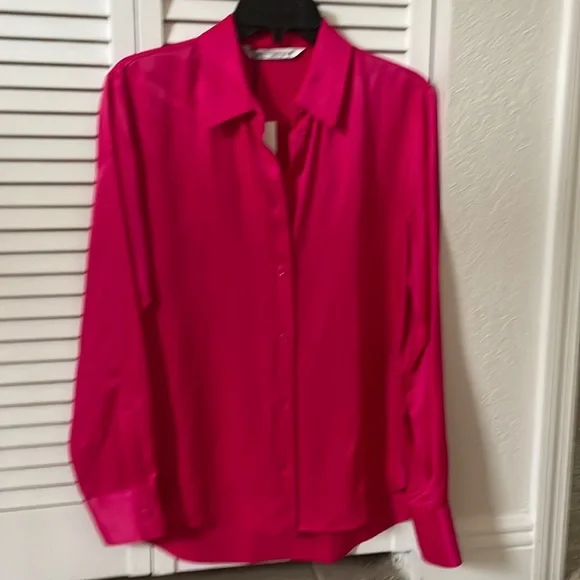 Zara Pink Blouse - Picture 1 of 3